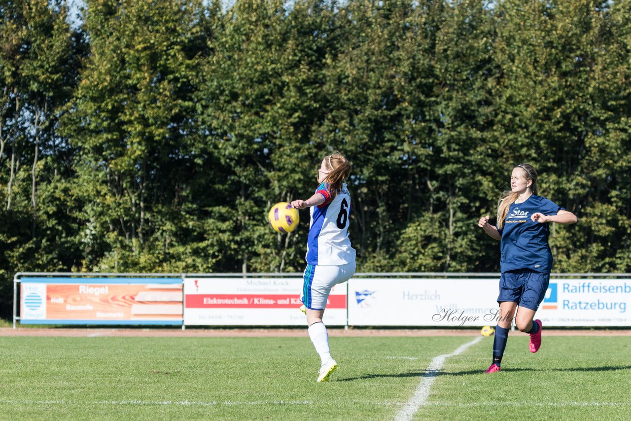 Bild 186 - B-Juniorinnen Krummesser SV - SV Henstedt Ulzburg : Ergebnis: 0:3